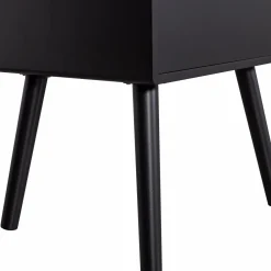 Sale WOOOD Ozzy nachtkastje hoog hout zwart