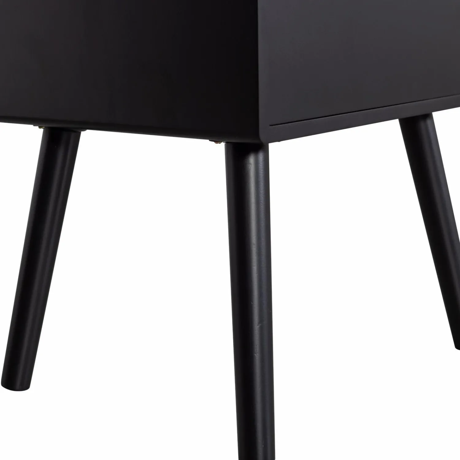 Sale WOOOD Ozzy nachtkastje hoog hout zwart