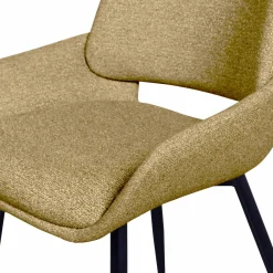 New WOOOD Parade eetkamerstoel melange stof Mosterd