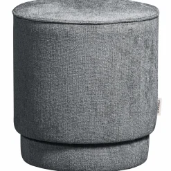 Hot WOOOD Pearl poef Denim melange