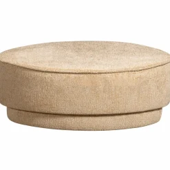 Best WOOOD Pearl XL poef butter melange Boter melange