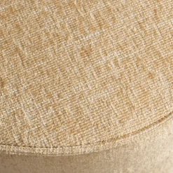 Best WOOOD Pearl XL poef butter melange Boter melange