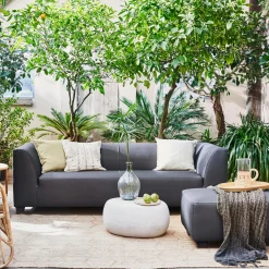 Sale WOOOD Pebble bijzettafel betonlook 31x65x49 Wit