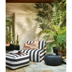 Hot WOOOD Pebble bijzettafel betonlook 31x65x49 Antraciet