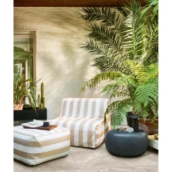 Hot WOOOD Pebble bijzettafel betonlook 31x65x49 Antraciet