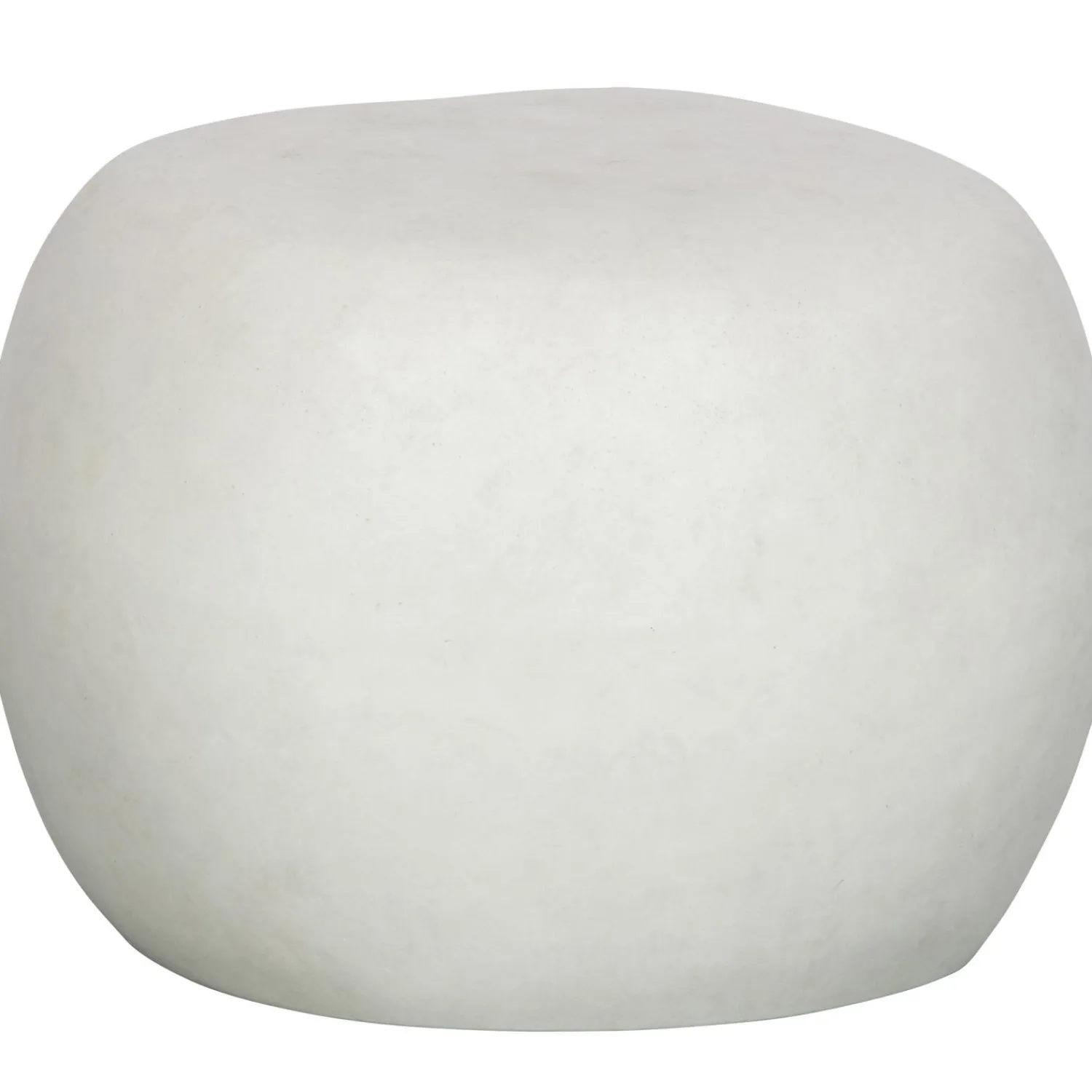 WOOOD Pebble bijzettafel betonlook 35xø50 Wit