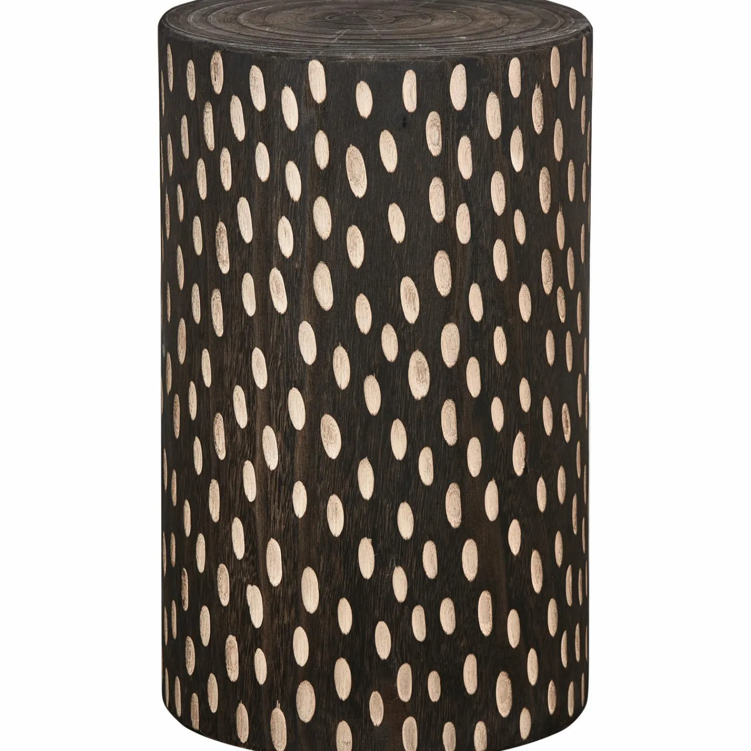 Best WOOOD Perry kruk hout donkerbruin