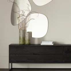 Sale WOOOD Philou spiegel zwart 60x59 cm