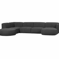 New WOOOD Polly bank U-vorm links Grijs