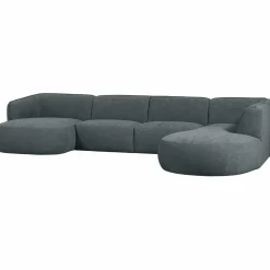 Online WOOOD Polly bank U-vorm rechts Blauw/groen