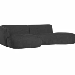 WOOOD Polly chaise longue links Grijs