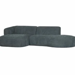 Best WOOOD Polly chaise longue links Blauw/groen
