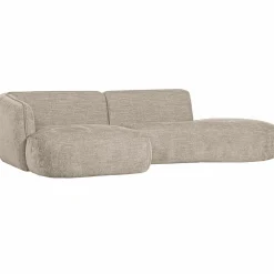 Sale WOOOD Polly chaise longue links Zand