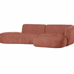 Best WOOOD Polly chaise longue rechts Roze