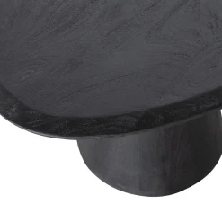 WOOOD Posture salontafel mango hout zwart ø120 cm