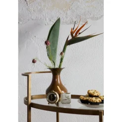 Sale WOOOD Push trolley metaal antique brass