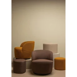 Sale WOOOD Puuk poef mesh espresso 38x40x40 cm