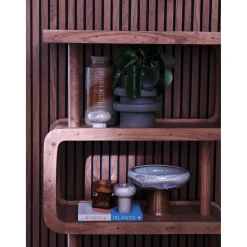 New WOOOD Rattle open kast hout naturel