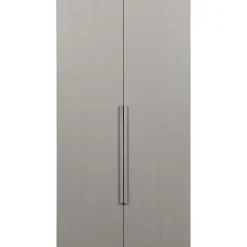 Clearance WOOOD Rens 2-deurs hang/legkast greep lang noten/pebble grey