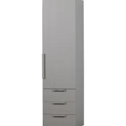 Discount WOOOD Rens 1-deurs legkast greep lang noten/pebble grey