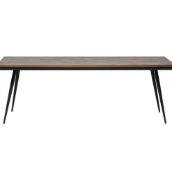 Online WOOOD Rhombic eettafel 220x90 cm hout/metaal