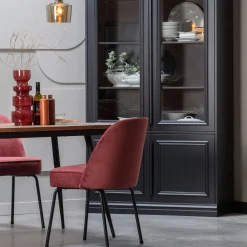 Online WOOOD Rhombic eettafel 220x90 cm hout/metaal