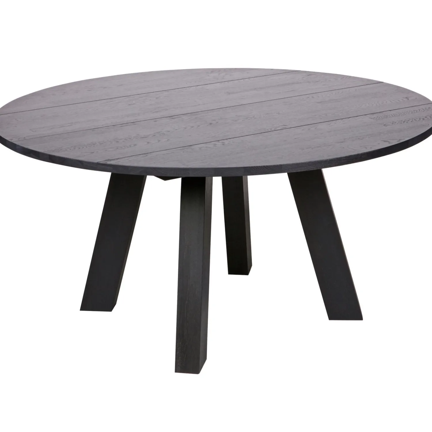 New WOOOD Rhonda XL eettafel ø150 cm eiken Blacknight
