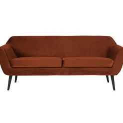 Online WOOOD Rocco bank 187 cm velvet Roest