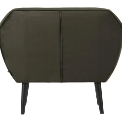 Outlet WOOOD Rocco fauteuil velvet Warm groen