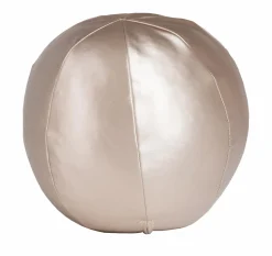 Best WOOOD Rodeo bal kussen klein metallic Naturel