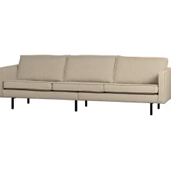 WOOOD Rodeo bank 3-zits bouclé Beige