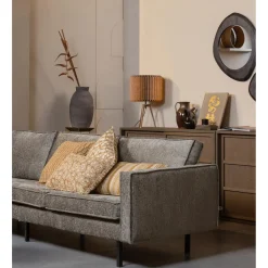 Best WOOOD Rodeo bank 3-zits structure velvet Frost