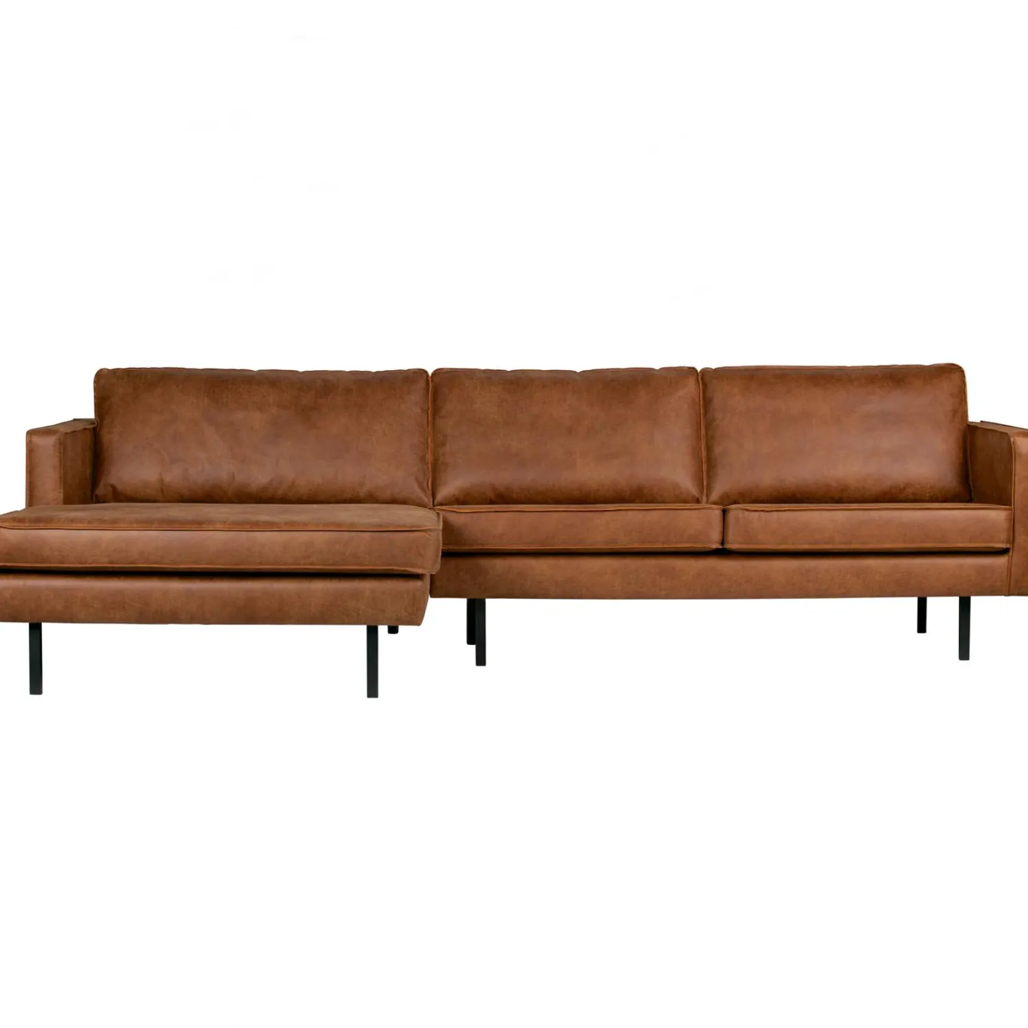Best WOOOD Rodeo chaise longue links ecoleer Cognac