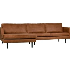 Best WOOOD Rodeo chaise longue links ecoleer Cognac