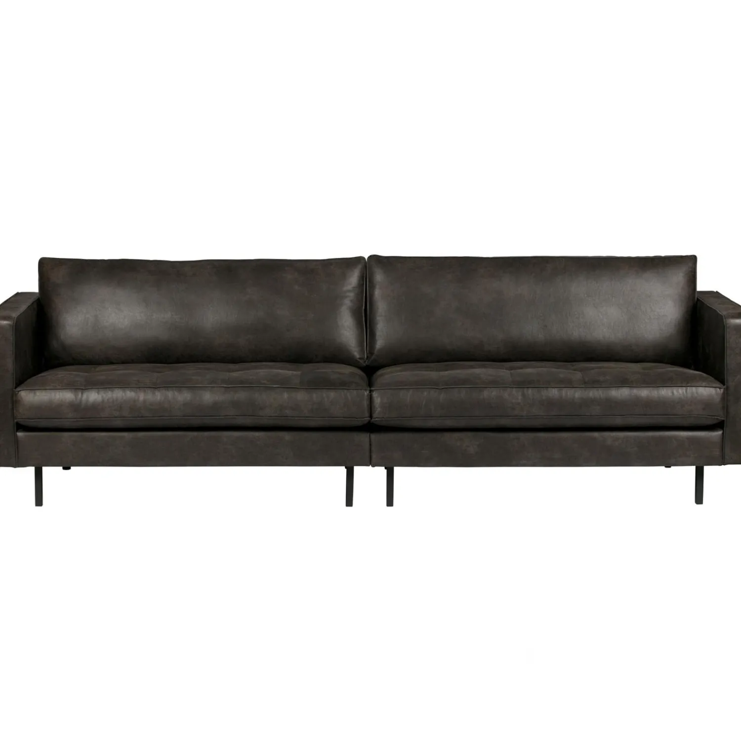 Discount WOOOD Rodeo classic bank 3-zits ecoleer Zwart