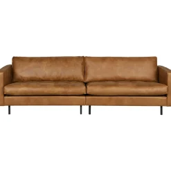 Outlet WOOOD Rodeo classic bank 3-zits ecoleer Cognac