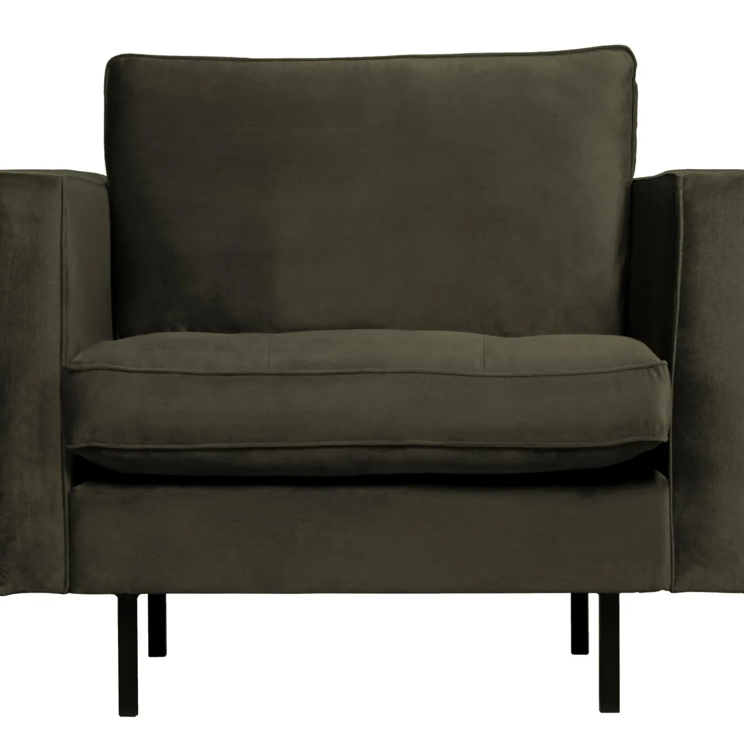 New WOOOD Rodeo classic fauteuil velvet Donkergroen