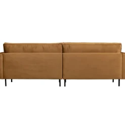 Online WOOOD Rodeo classic 3-zits bank velvet Honinggeel