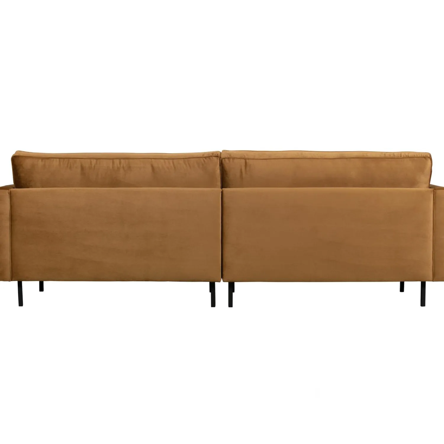 Online WOOOD Rodeo classic 3-zits bank velvet Honinggeel