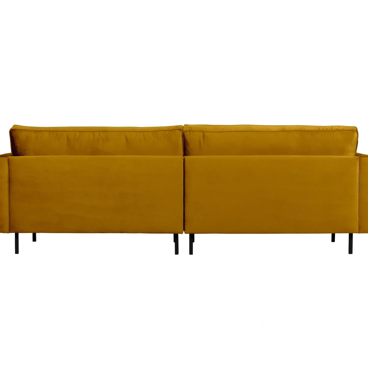 Clearance WOOOD Rodeo classic 3-zits bank velvet Oker