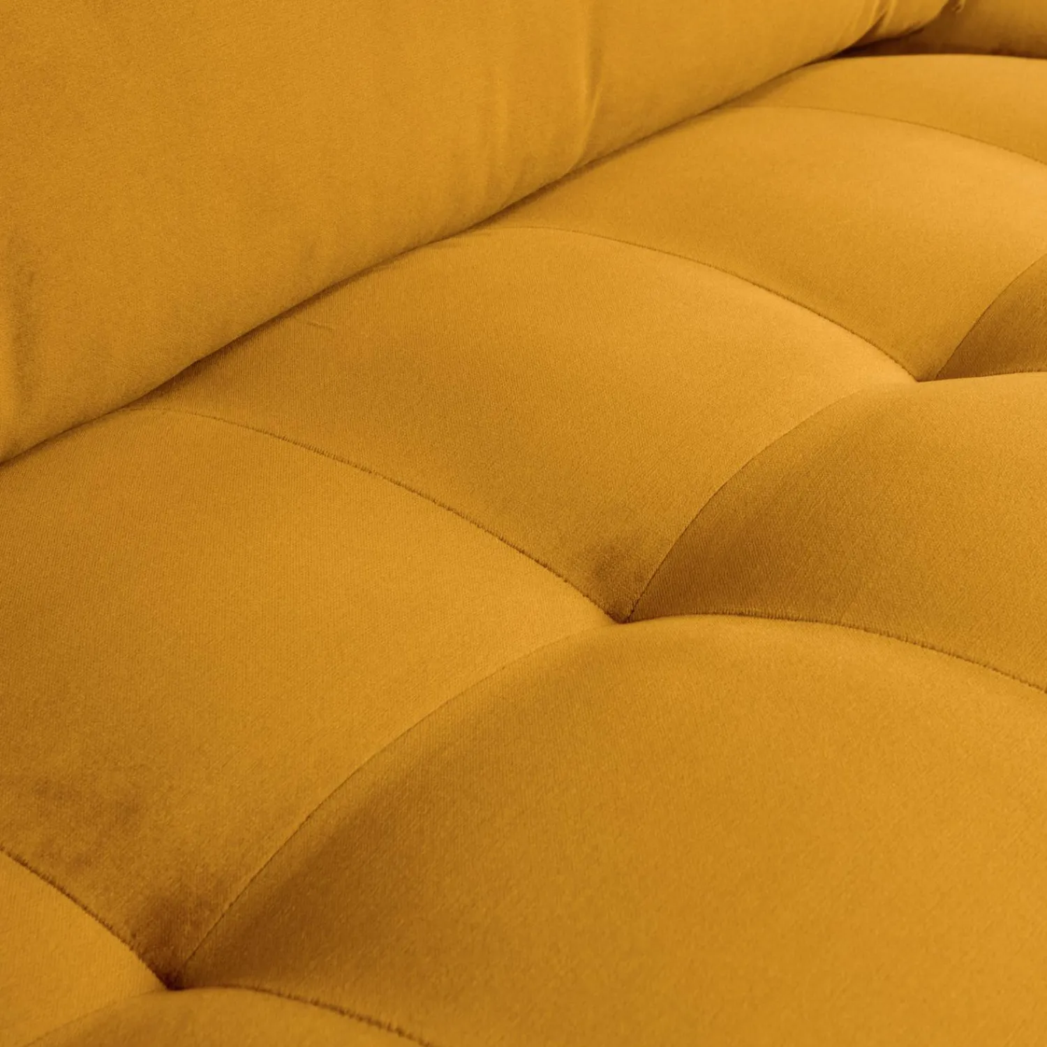 Clearance WOOOD Rodeo classic 3-zits bank velvet Oker