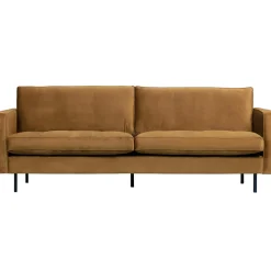 Online WOOOD Rodeo classic 2,5-zits bank velvet Honinggeel