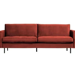 Best WOOOD Rodeo classic 2,5-zits bank velvet kastanje Kastanjebruin