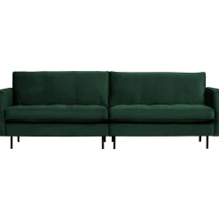Hot WOOOD Rodeo classic 3-zits bank velvet Bosgroen