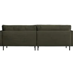 Discount WOOOD Rodeo classic 3-zits bank velvet Donkergroen