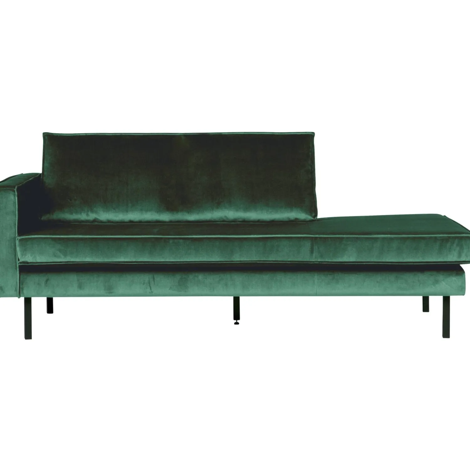 Hot WOOOD Rodeo daybed links velvet Bosgroen