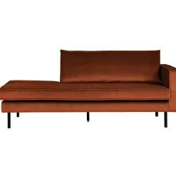 WOOOD Rodeo daybed rechts velvet Roest