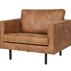 New WOOOD Rodeo fauteuil ecoleer Cognac
