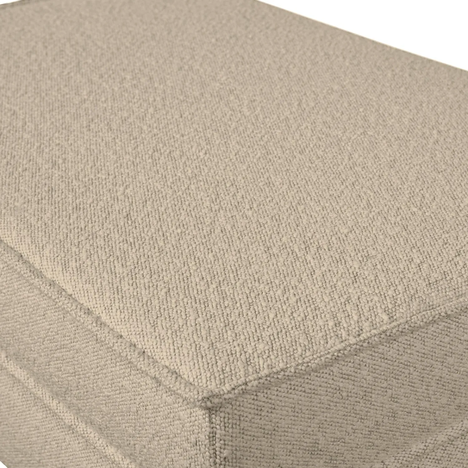 New WOOOD Rodeo hocker op poten bouclé Beige