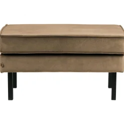 New WOOOD Rodeo hocker op poten velvet Taupe